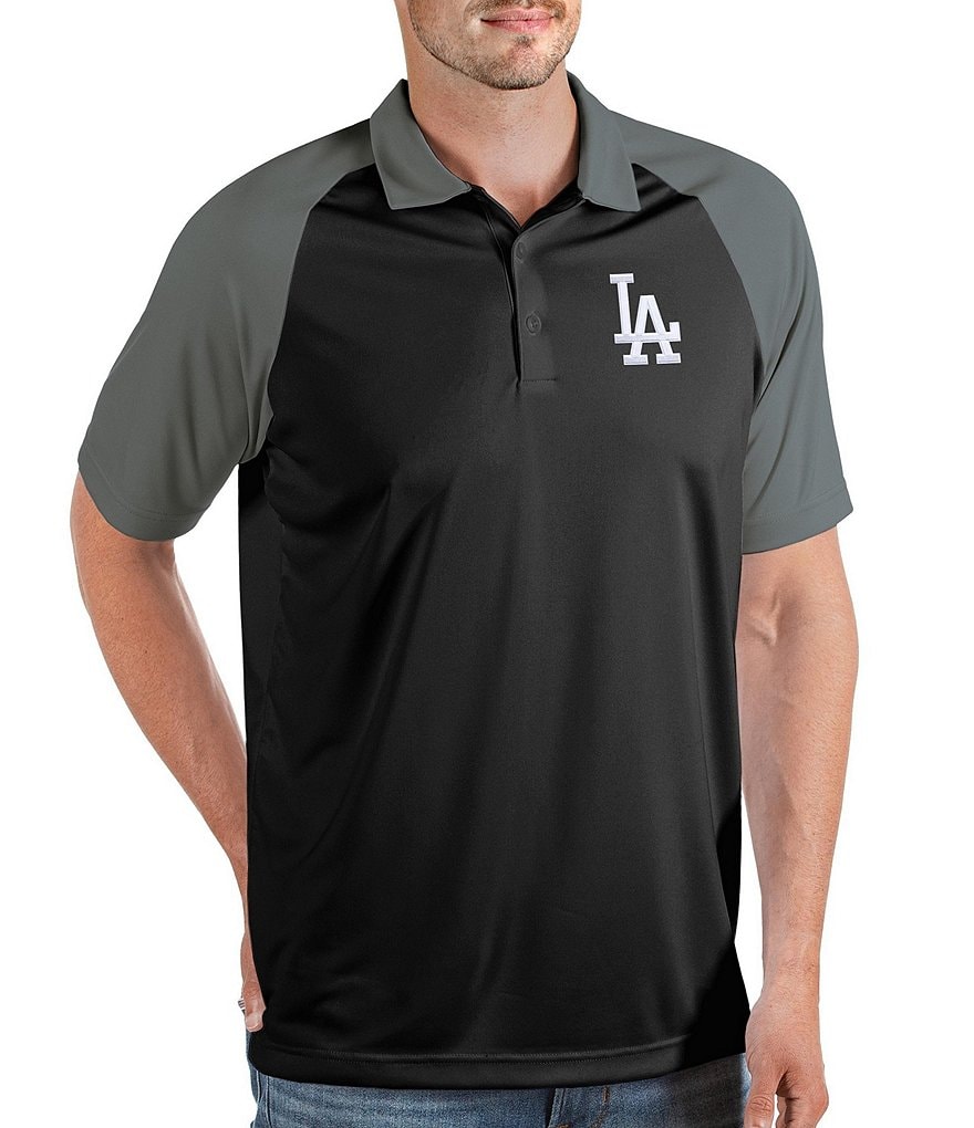 Antigua MLB Texas Rangers Nova Short-Sleeve Colorblock Polo Shirt - M