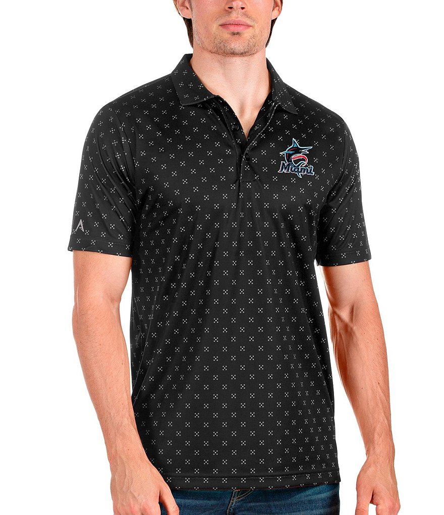 Atlanta Braves Marlin Performance Jersey Polo, Men's MLB Apparel