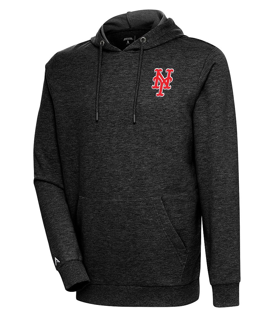 Antigua MLB American League Absolute Hoodie, Mens, L, Texas Rangers Black