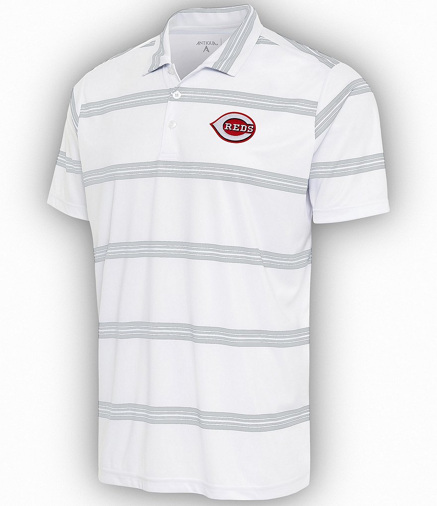 Antigua MLB American League Groove Short Sleeve Polo Shirt - M