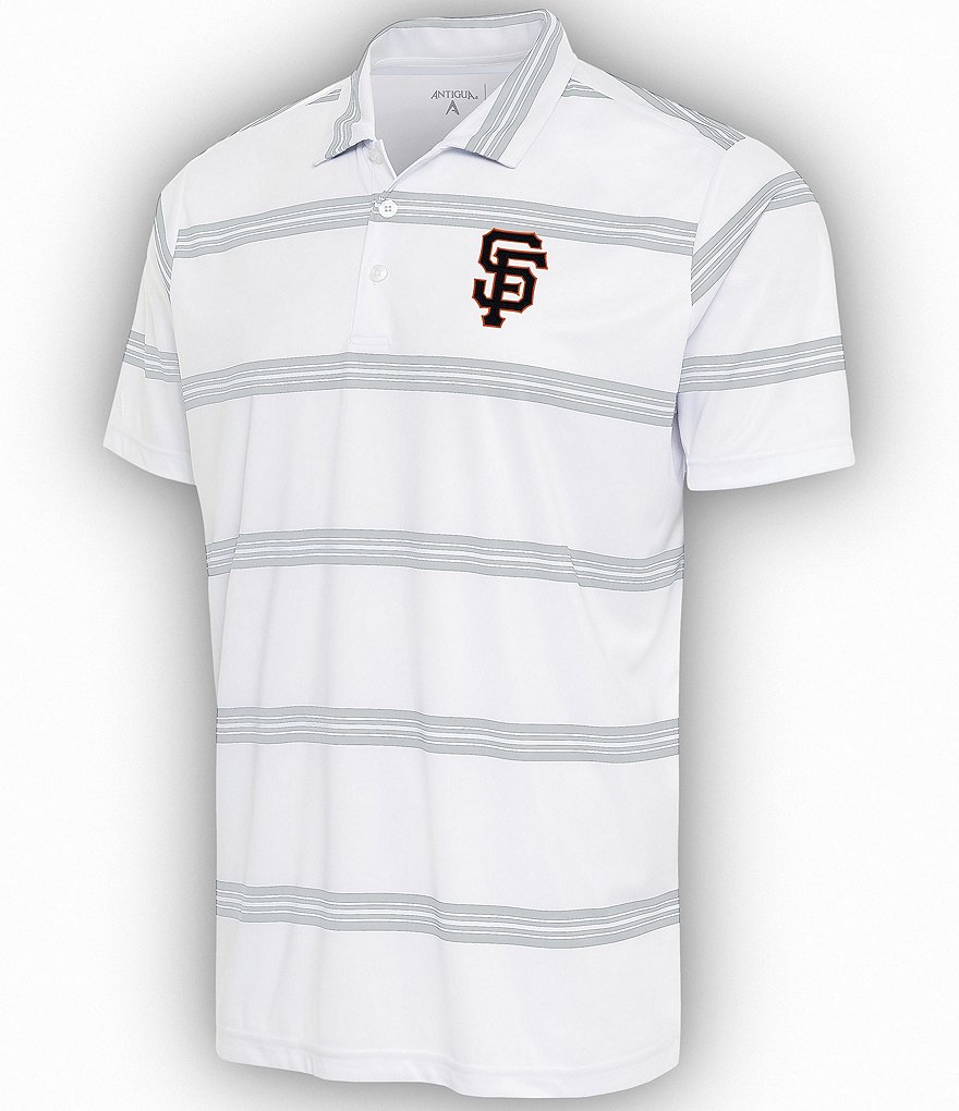 Antigua MLB National League Groove Short-Sleeve Polo Shirt - M