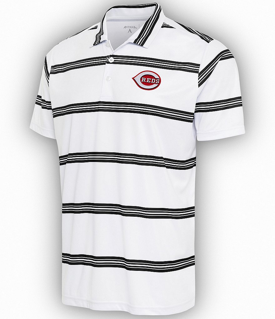 Antigua MLB American League Groove Short Sleeve Polo Shirt - M