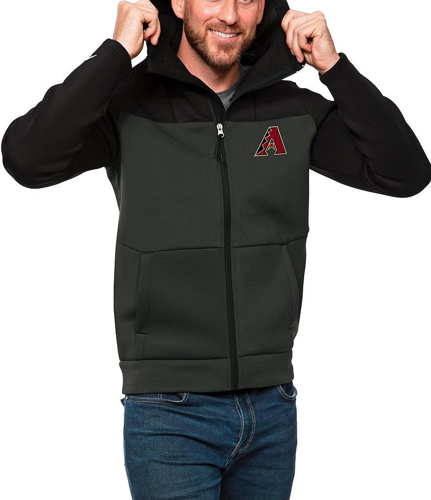 Antigua Men's Los Angeles Dodgers Gray Protect Jacket