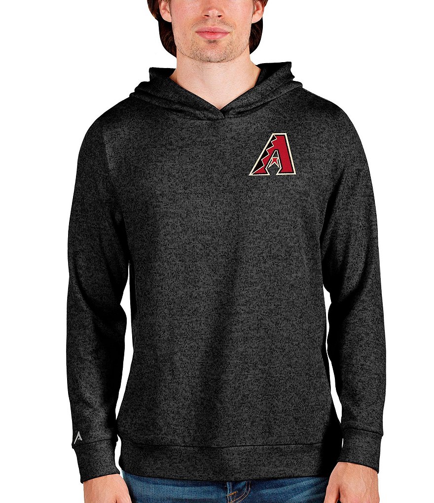 Antigua MLB National League Strong Hold Hoodie, Mens, S, Los Angeles Dodgers Dark Royal