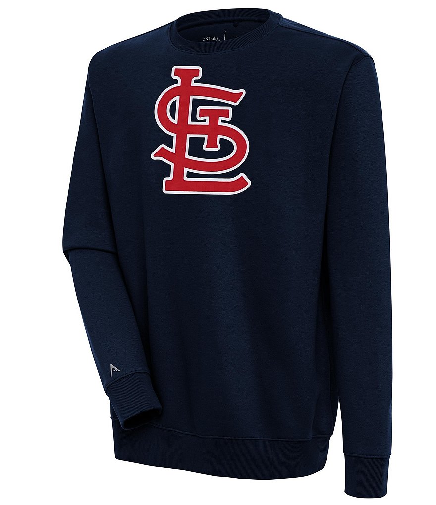 MENS St. Louis Cardinals MLB Team Logo Navy Hoodie Blue
