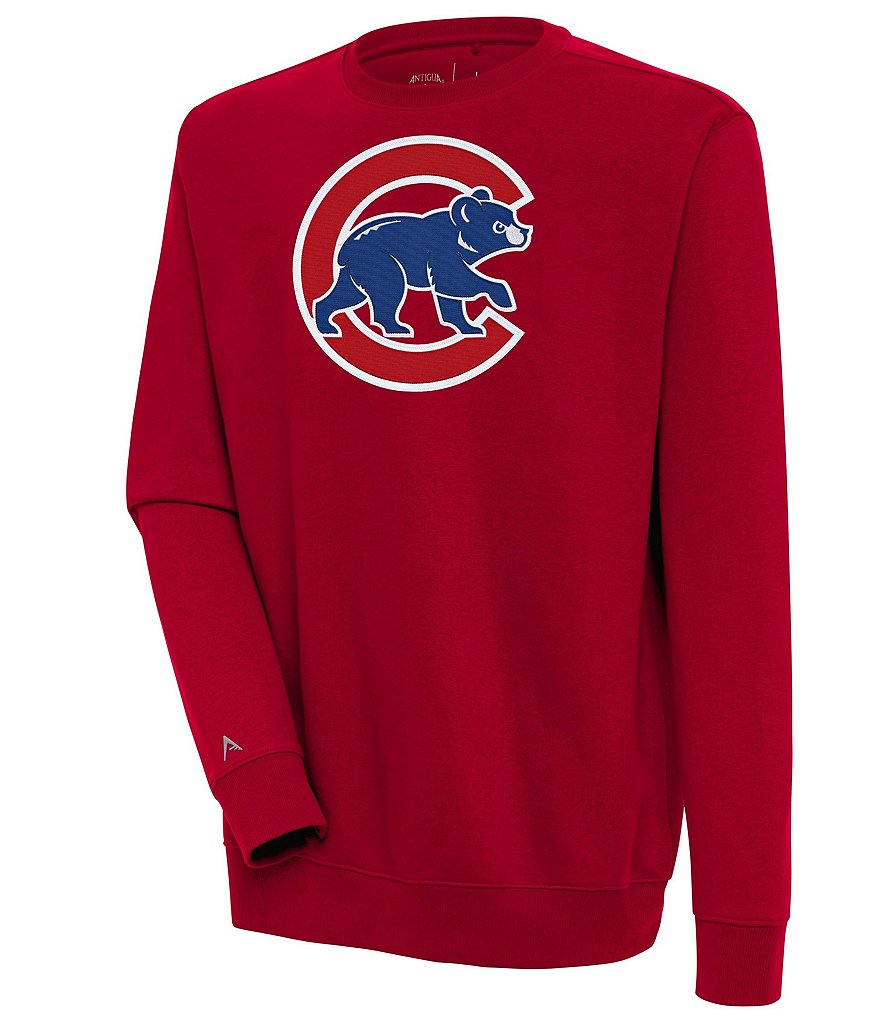 Chicago Cubs New Era Grey Walking Bear Hooded Sweatshirt