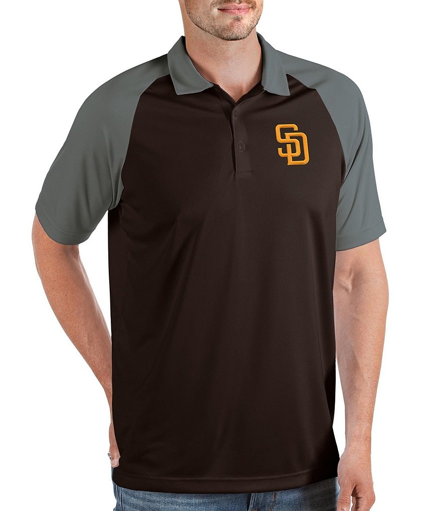 Personalized San Diego Padres 00 Anyname Mlb 2020 Light Brown Stripe  Inspired Style Polo Shirts - Peto Rugs