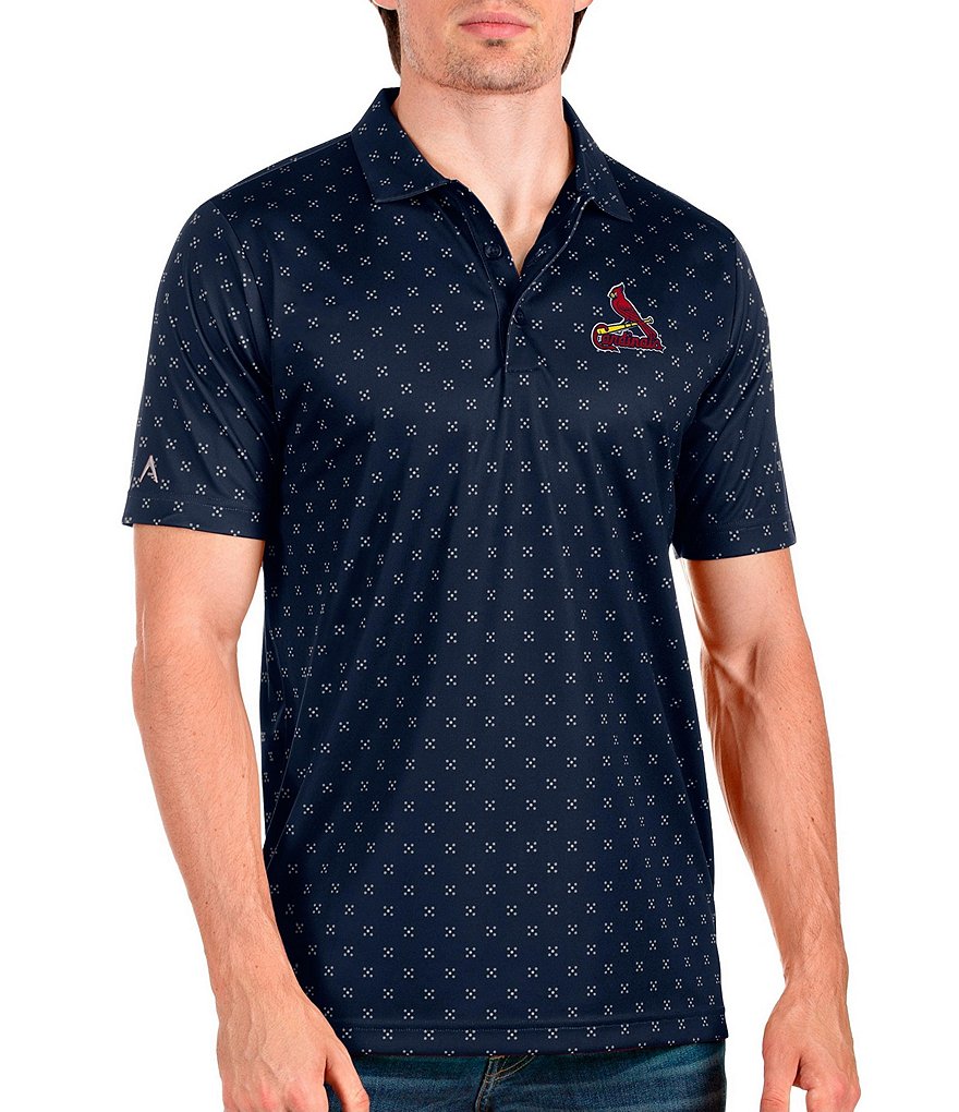 Antigua MLB St. Louis Cardinals Spark Short-Sleeve Polo Shirt - 2XL