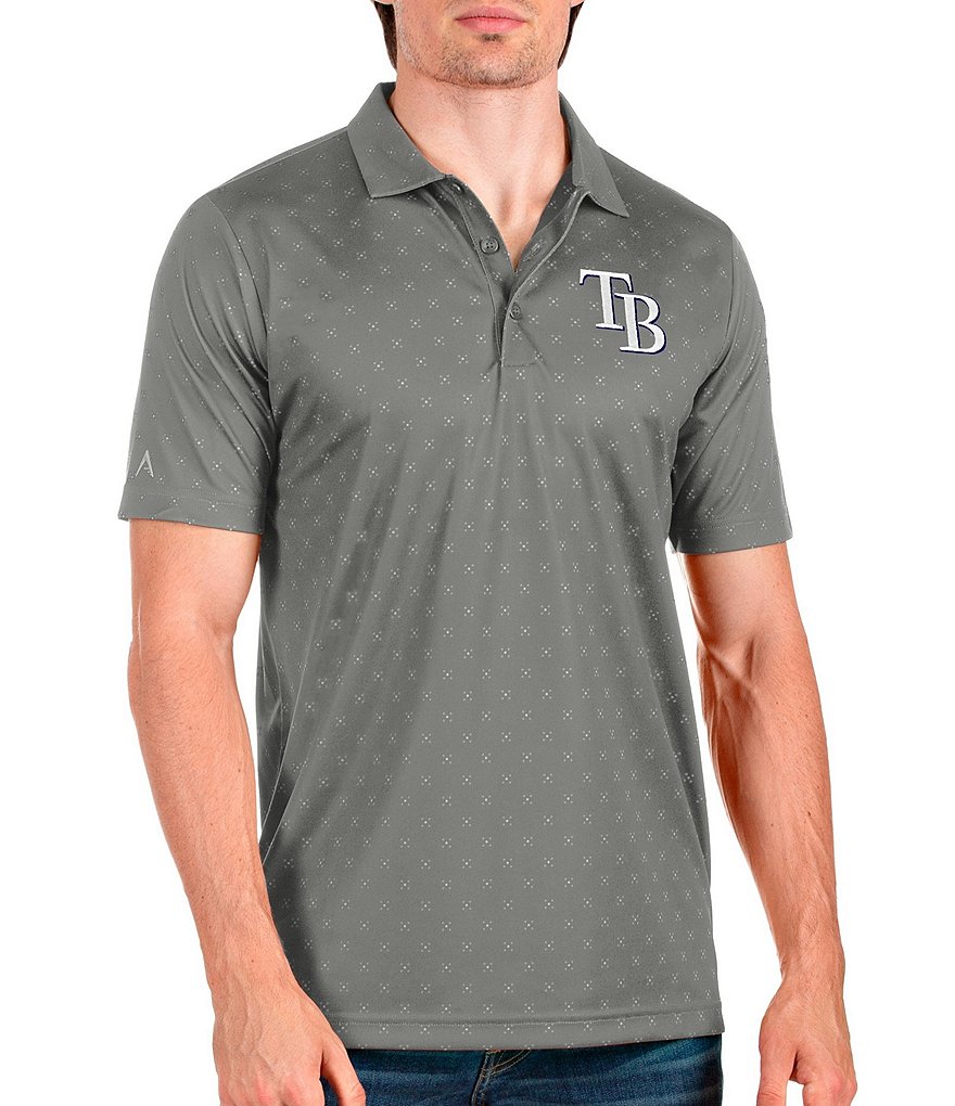 Antigua MLB Tampa Bay Rays Spark Short-Sleeve Polo Shirt - 3XL