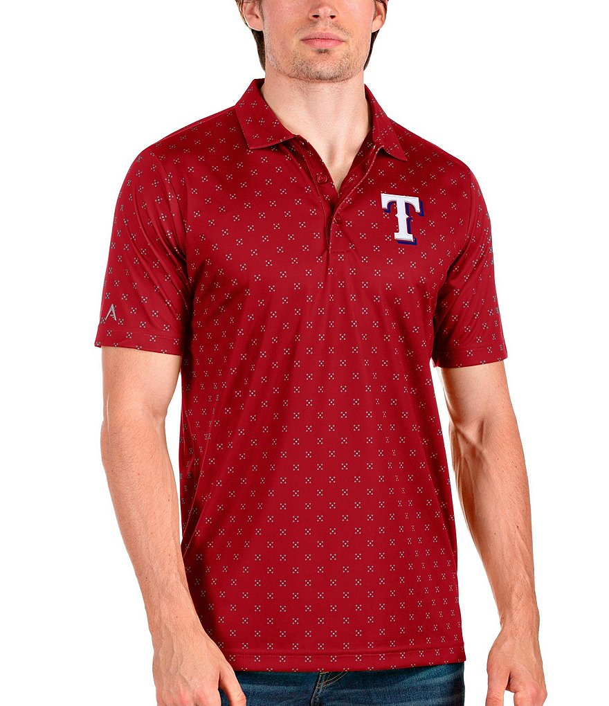 Antigua MLB National League Groove Short-Sleeve Polo Shirt - L