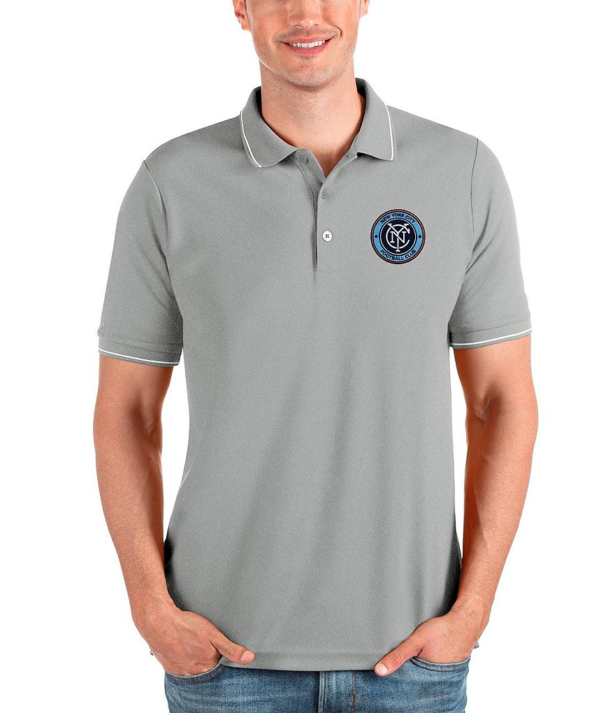 Men's Antigua Gray/Royal FC Cincinnati Answer Polo