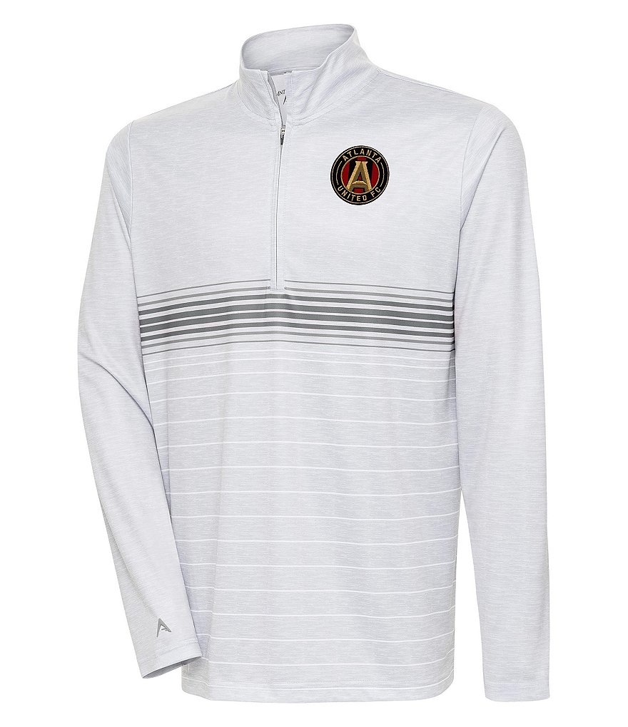 Lids New York Jets Antigua Bullseye Quarter-Zip Pullover Top