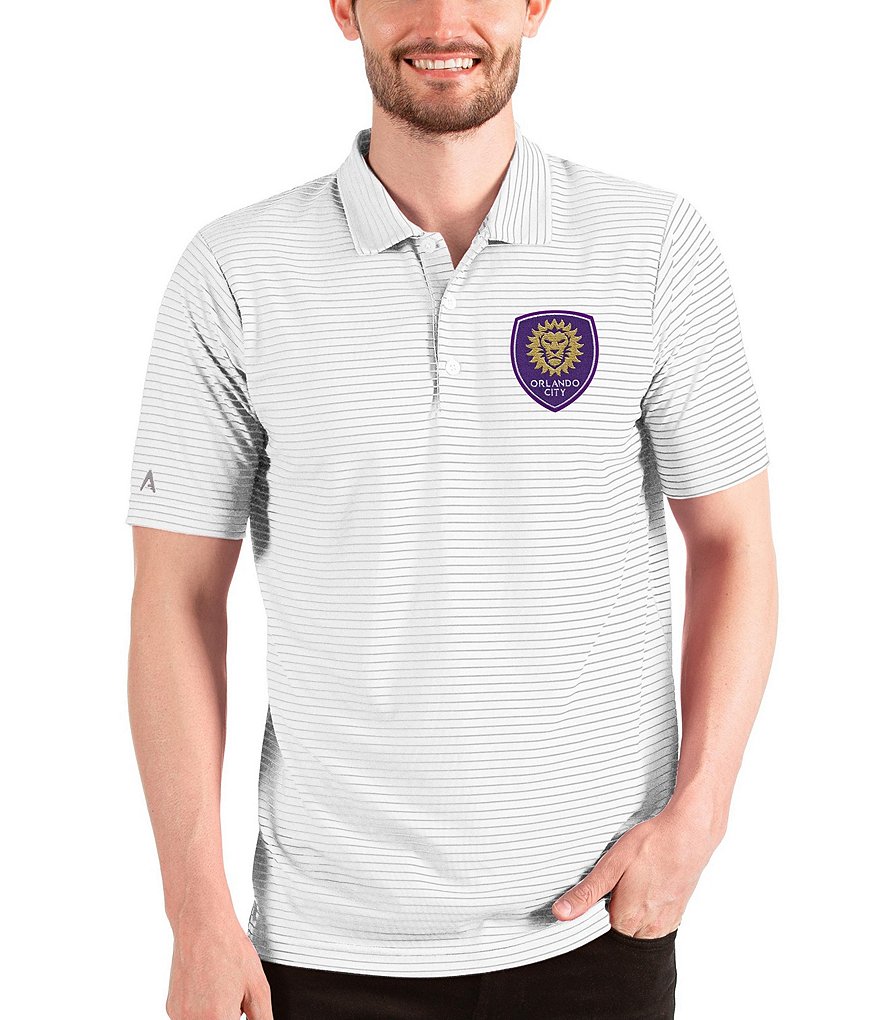 Antigua MLS Eastern Conference Esteem Short-Sleeve Polo Shirt, Mens, S, Chicago Fire Esteem Gold