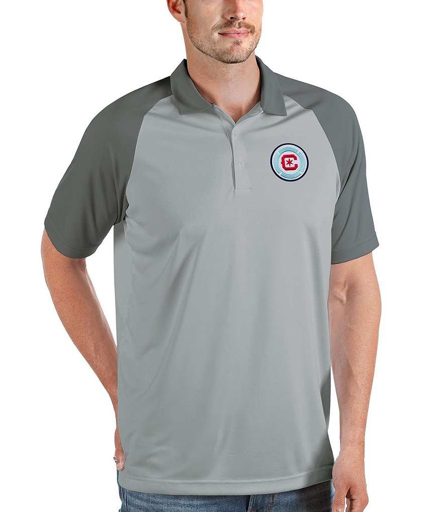 Chicago Cubs Antigua Affluent Polo - Navy