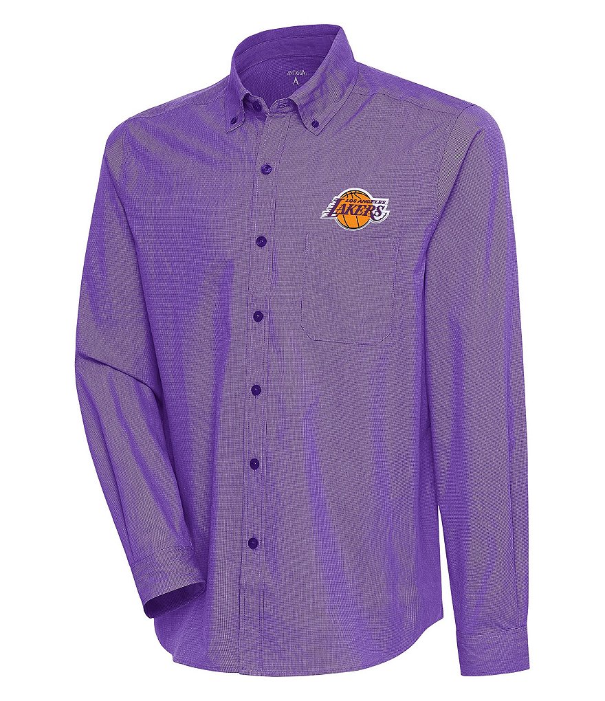 lakers button up shirt