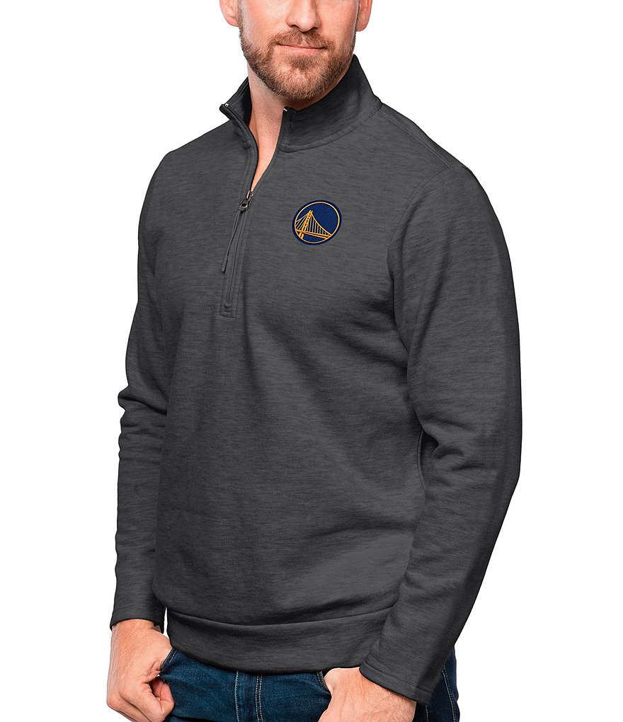 Cleveland Browns Antigua Action Quarter-Zip Pullover Sweatshirt