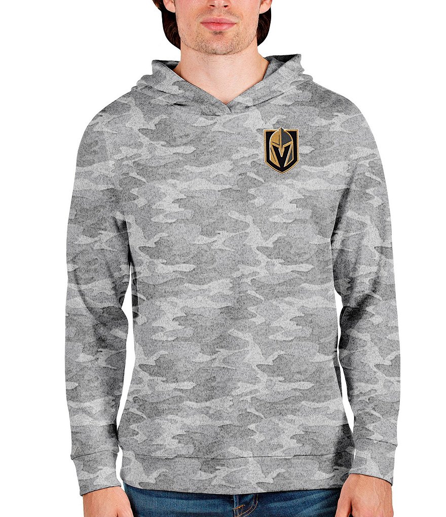 Antigua Women's NHL Western Conference Crew Large Logo Sweatshirt, Mens, S, Vegas Golden Knights Dark Grey