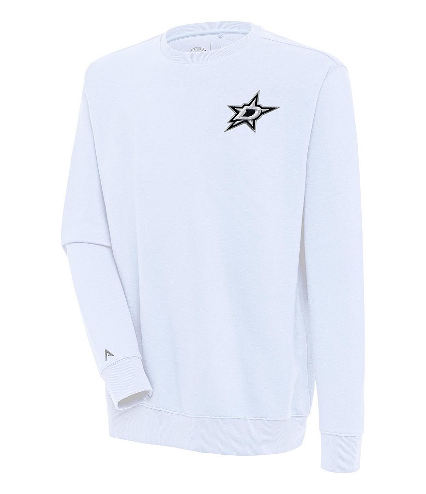 Men's Antigua White Dallas Cowboys Victory Pullover Hoodie 