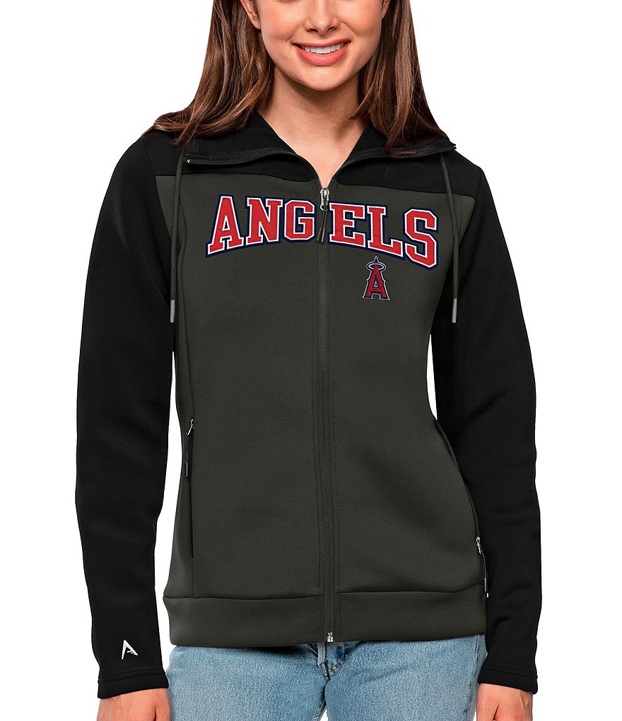 Antigua Women's MLB Cleveland Guardians Front Logo Full-Zip Hoodie - M