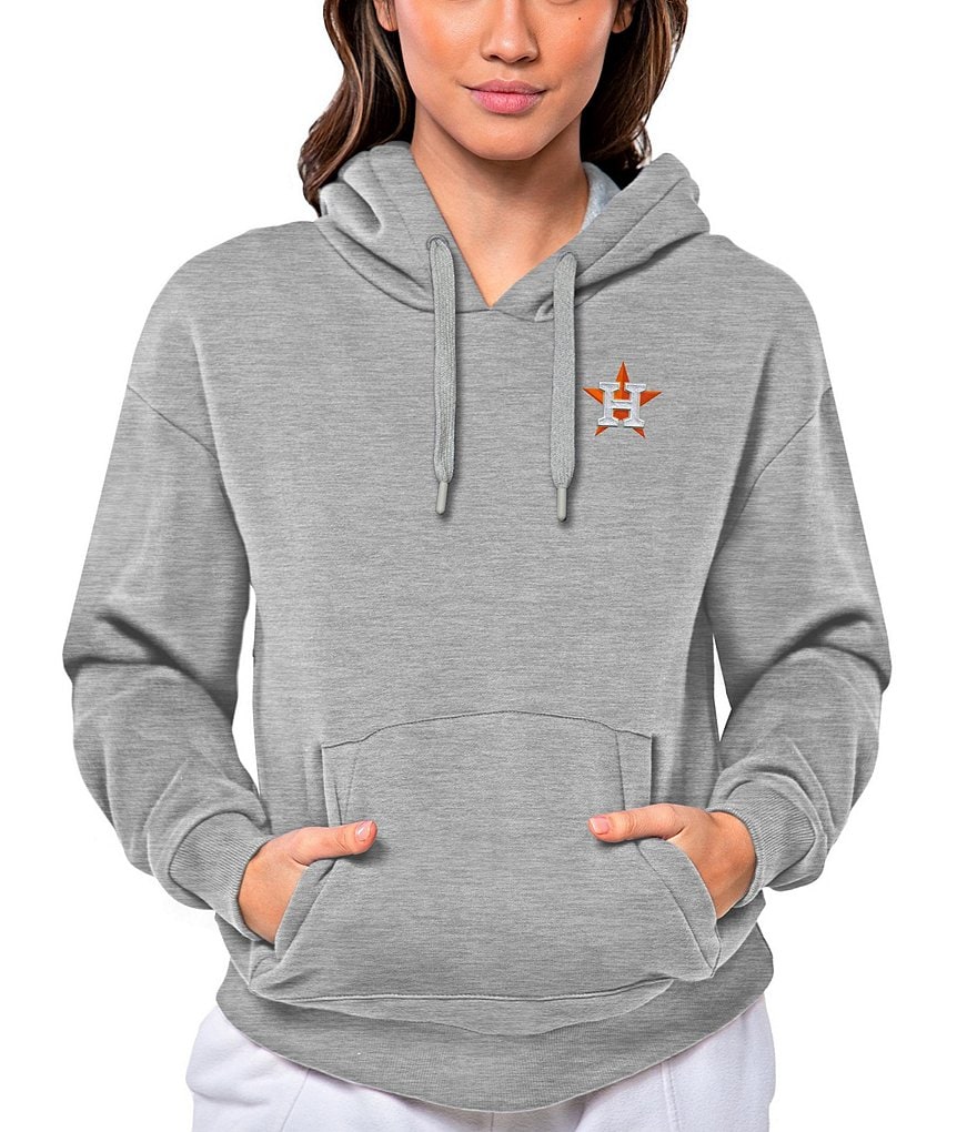 Women's Antigua Navy Houston Astros Victory Full-Zip Hoodie Size: Large