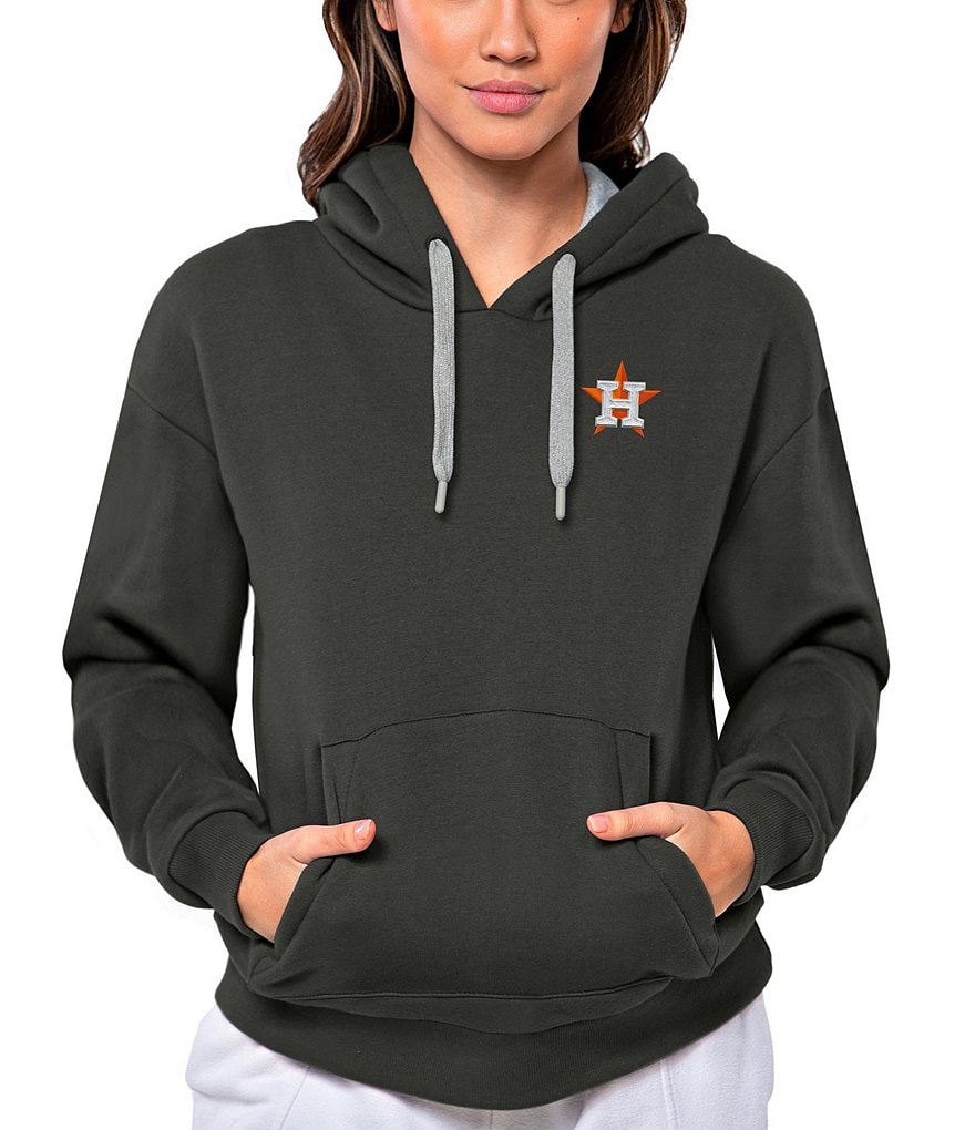 Men's Antigua White Houston Astros Victory Pullover Team Logo