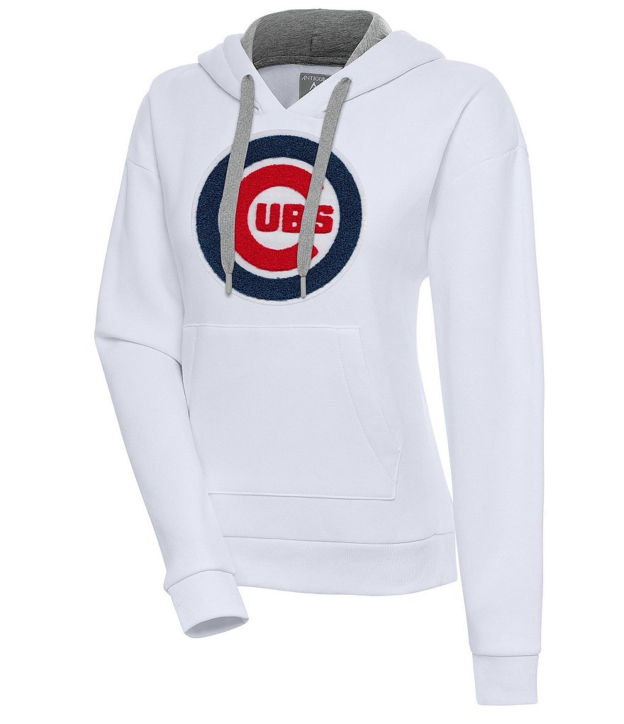 Antigua MLB Chenille Patch Victory Pullover Hoodie, Mens, 3XL, Chicago White Sox Charcoal
