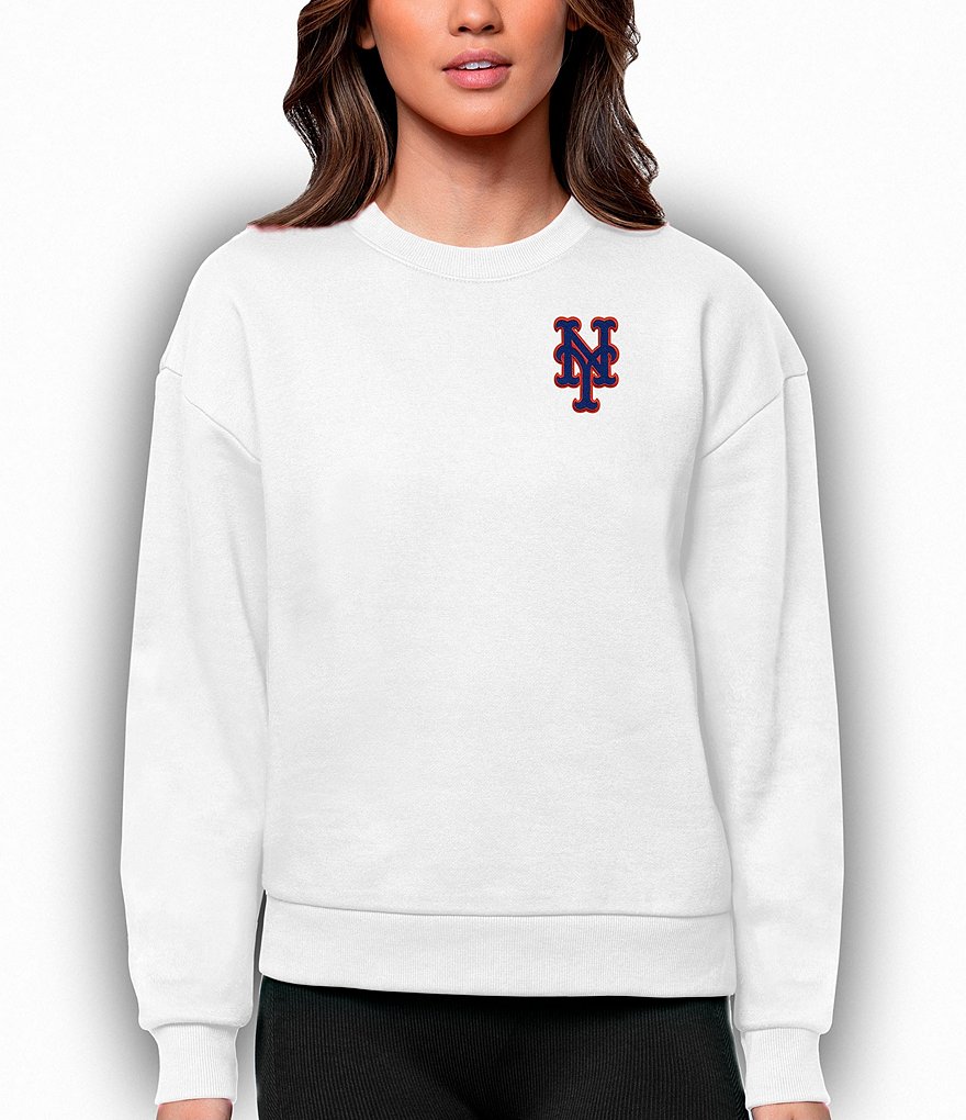 Antigua Women's St. Louis Cardinals White Victory Crew Pullover