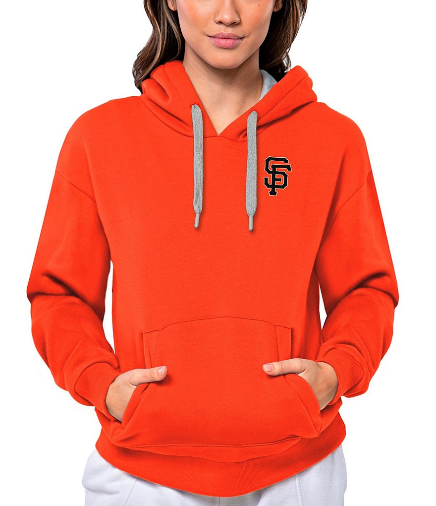 Antigua Women's Boston Red Sox Red Victory Crew Pullover