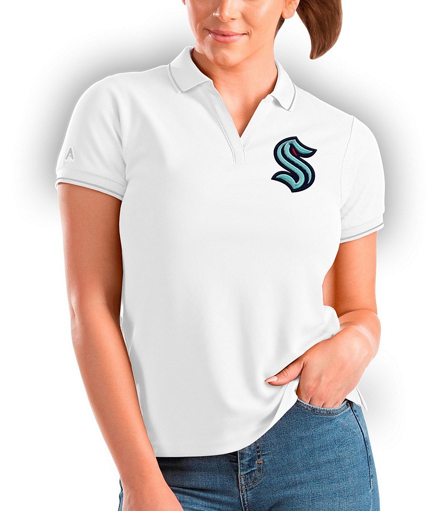 Antigua Women's NHL Western Conference Affluent Short-Sleeve Polo