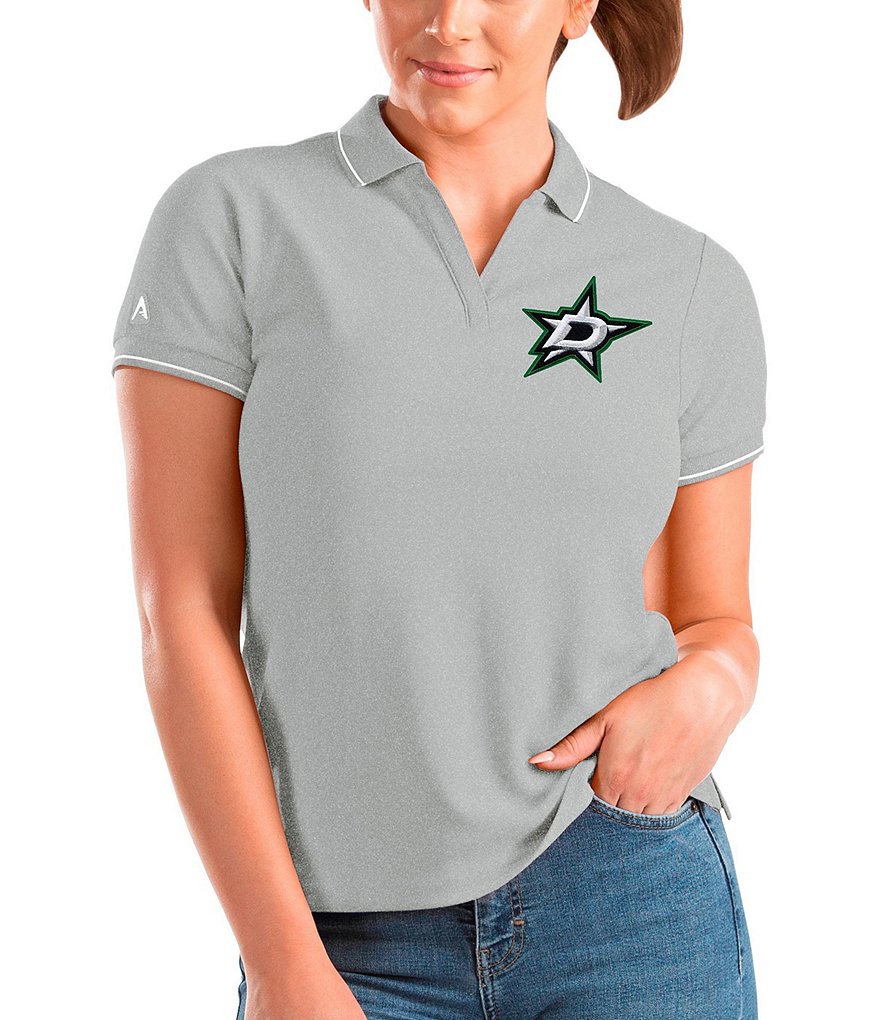 Antigua Women's NHL Western Conference Affluent Short-Sleeve Polo Shirt