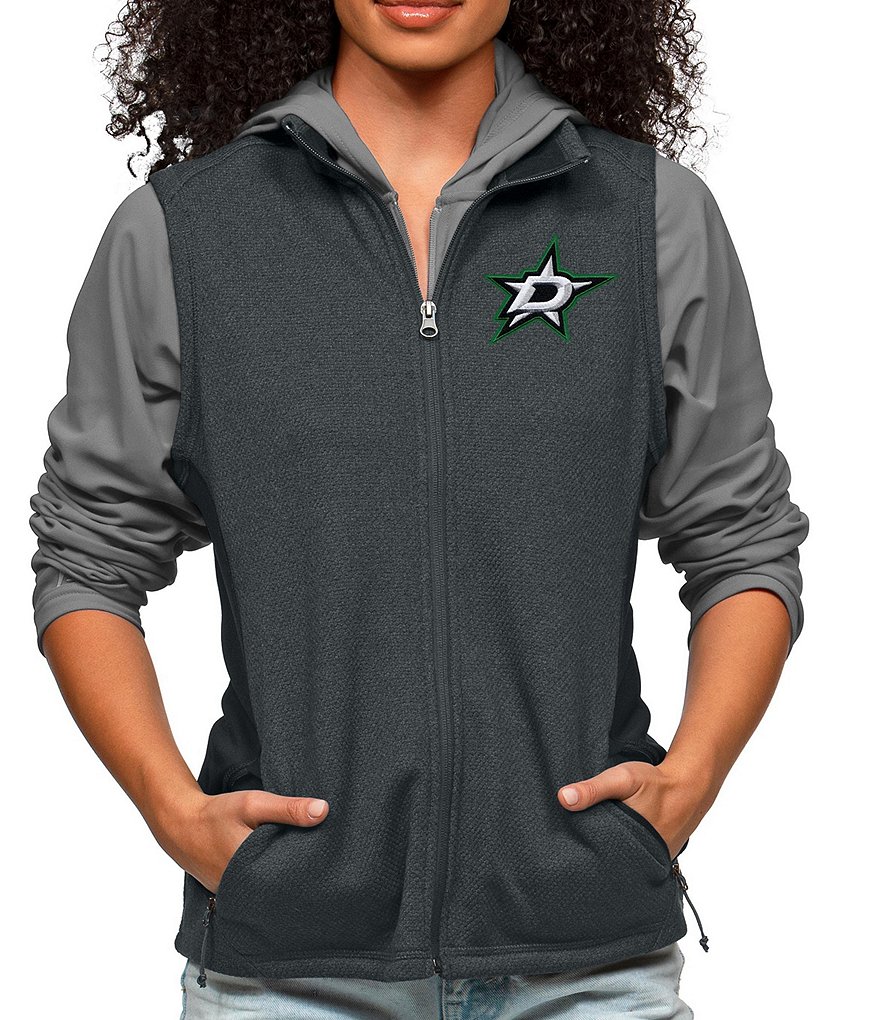 Dallas Cowboys Antigua Course Full-Zip Jacket - Oatmeal