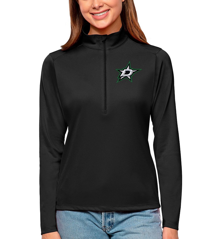 Women's Antigua White Las Vegas Raiders Tribute Half-Zip Top Size: Medium