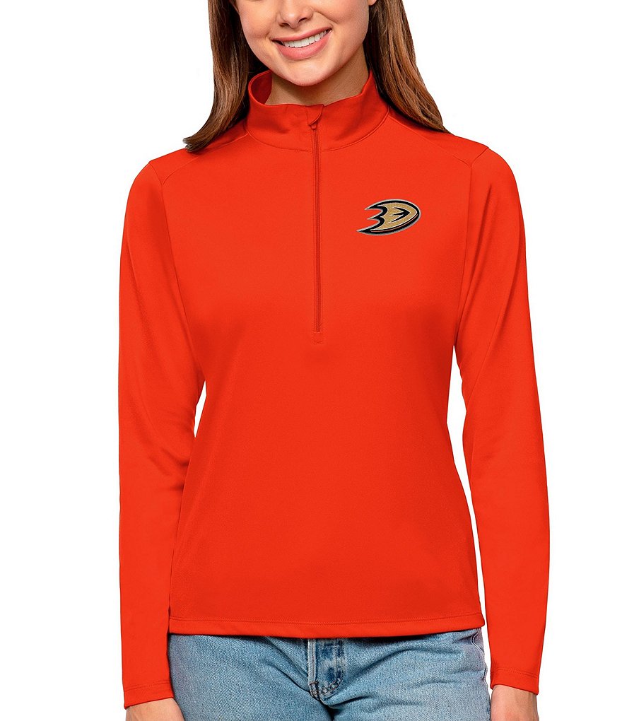 Antigua Women's Chicago Bears Tribute White Quarter-Zip Pullover