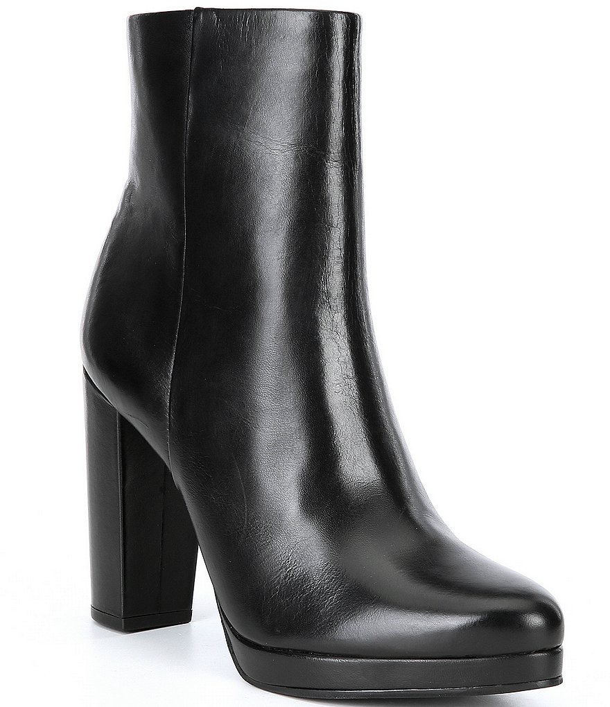 Antonio Melani Amellia Leather Platform Booties | Dillard's