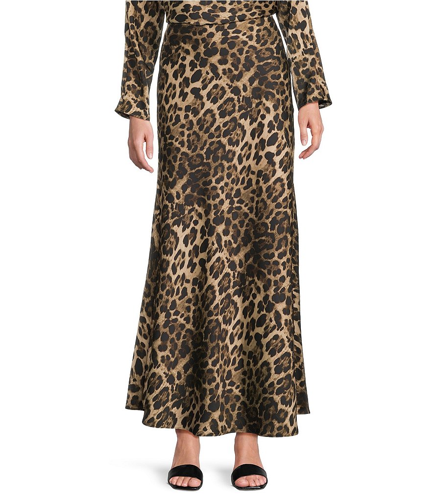 【PORTERNA】Como satin long skirt Forte Forte Chic Shining Satin Sarong Skirt in Notte
