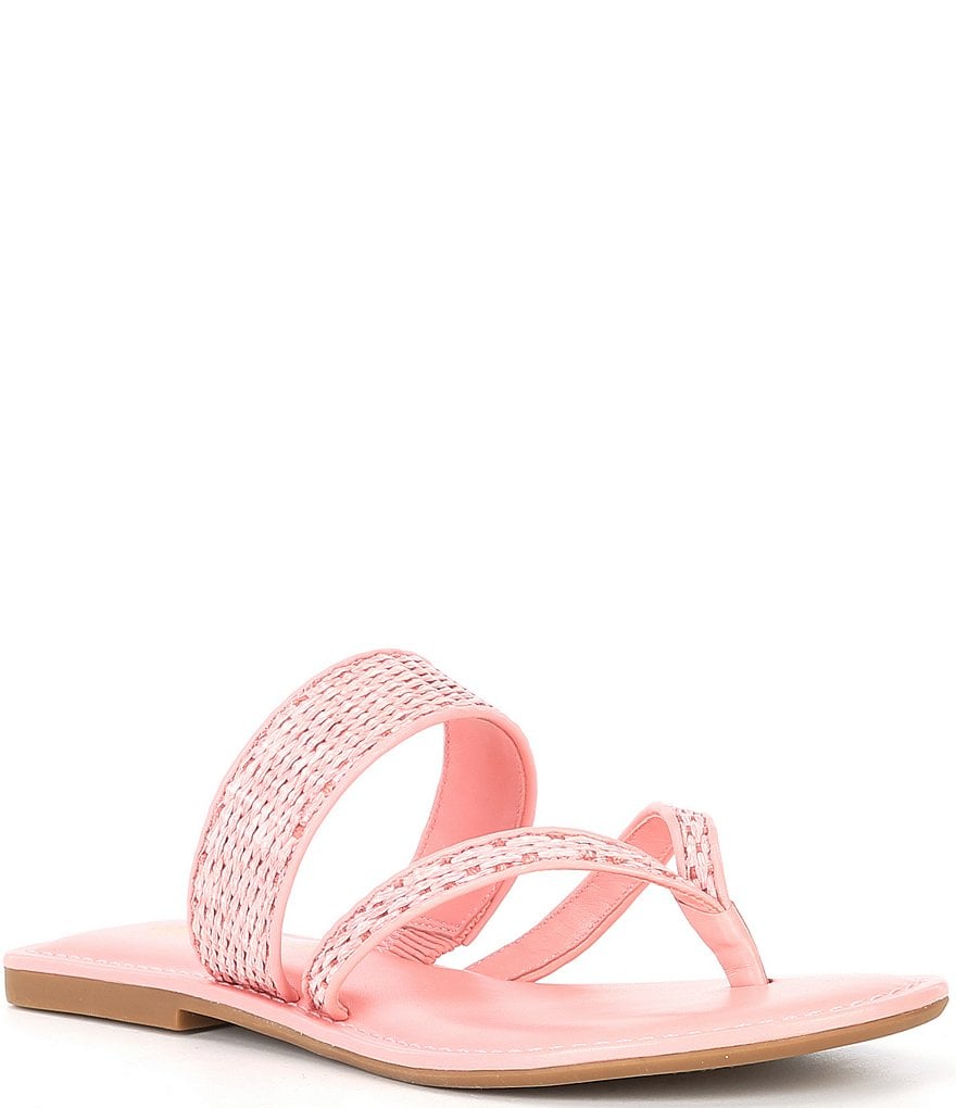 Antonio Melani Kora Raffia Thong Sandals | Dillard's