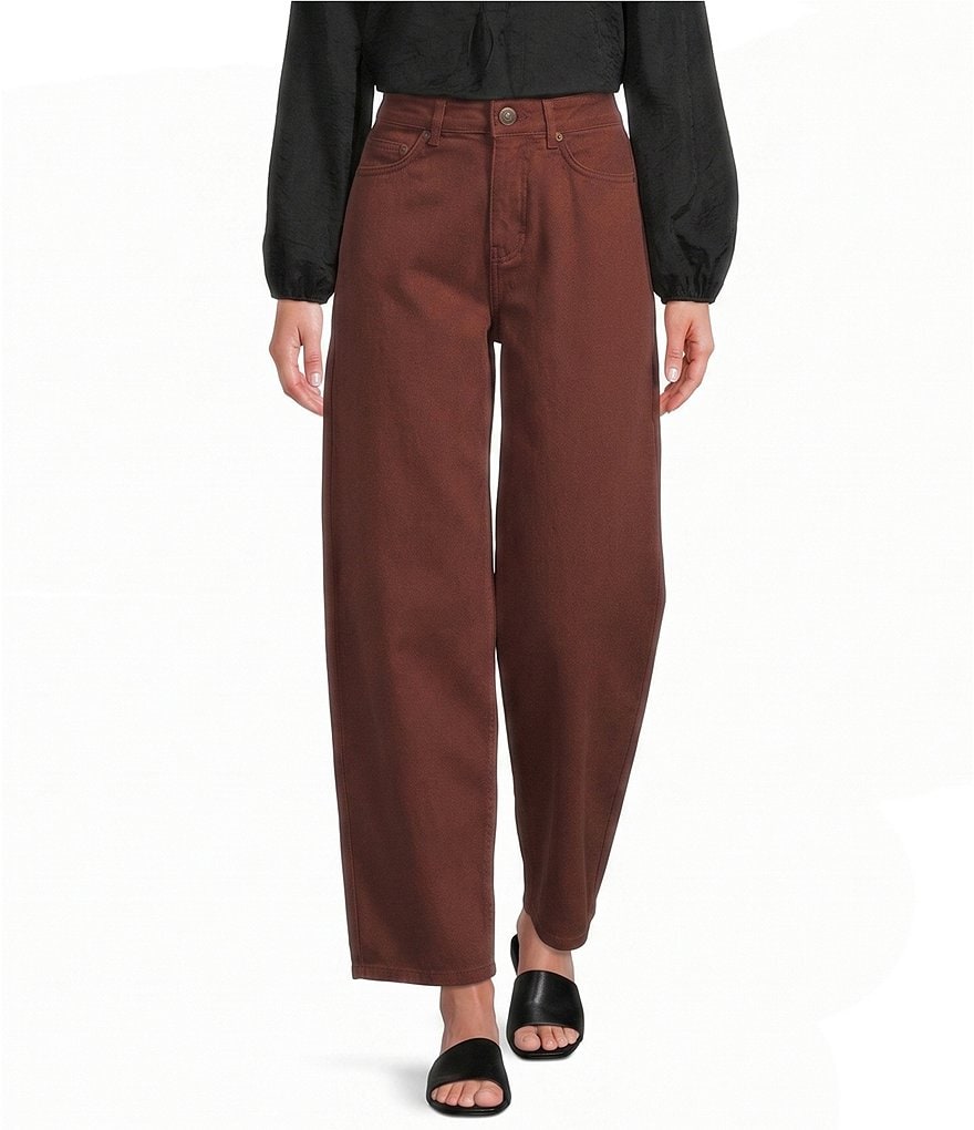 Lilah Barrel Denim Pants thumbnail 5