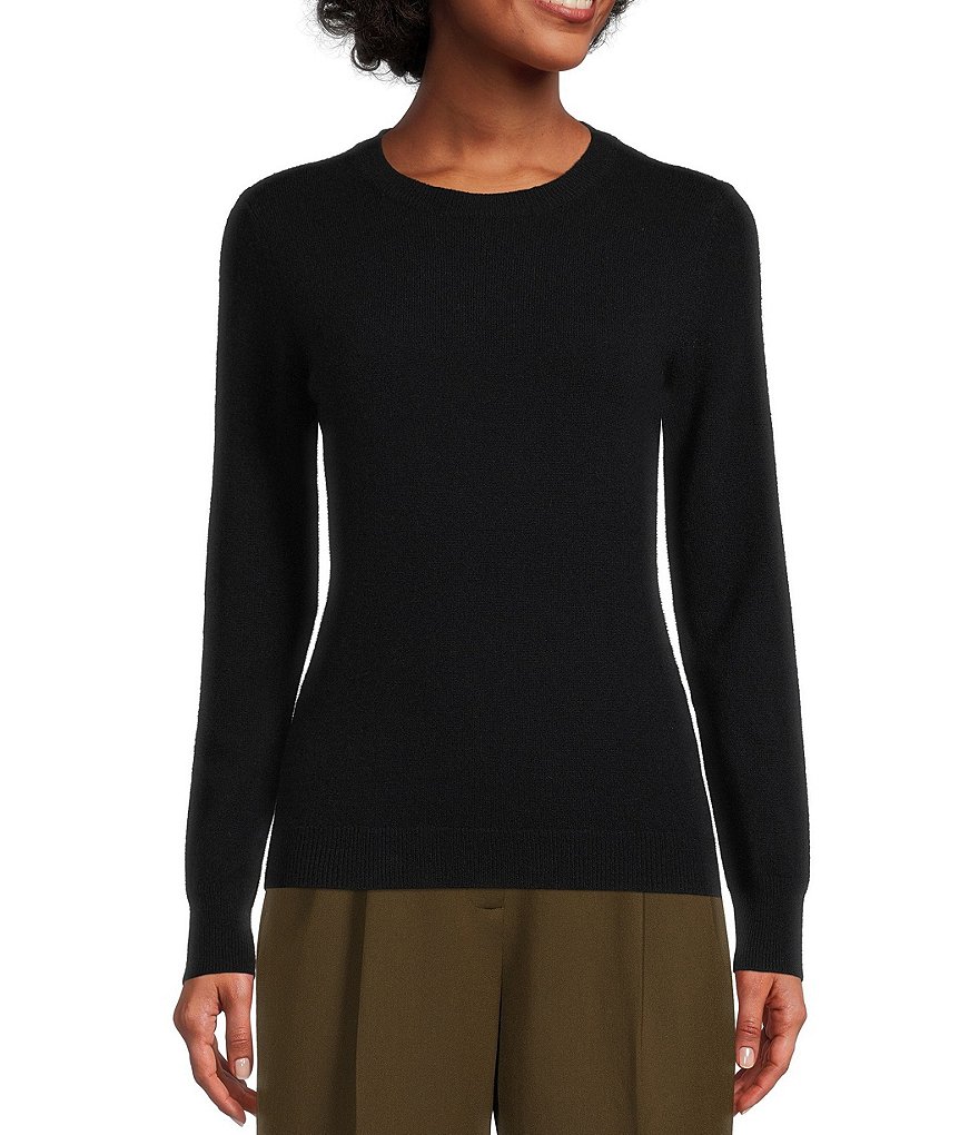 Antonio Melani Luxury Collection Cameron Cashmere Crew Neck Long Sleeve  Sweater | Dillard's