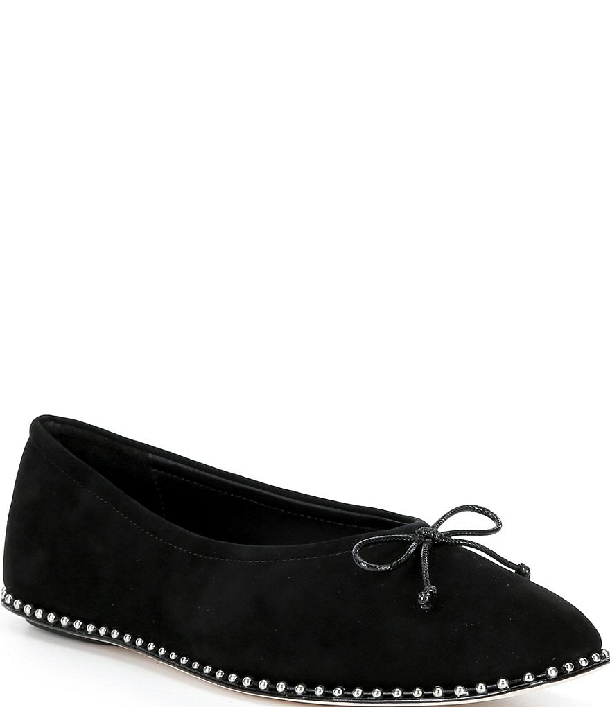 Mason Suede Ball Chain Flats