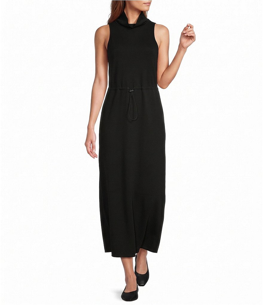 Antonio Melani Lyocell Sleeveless Mock Neckline Midi Dress | Dillard's