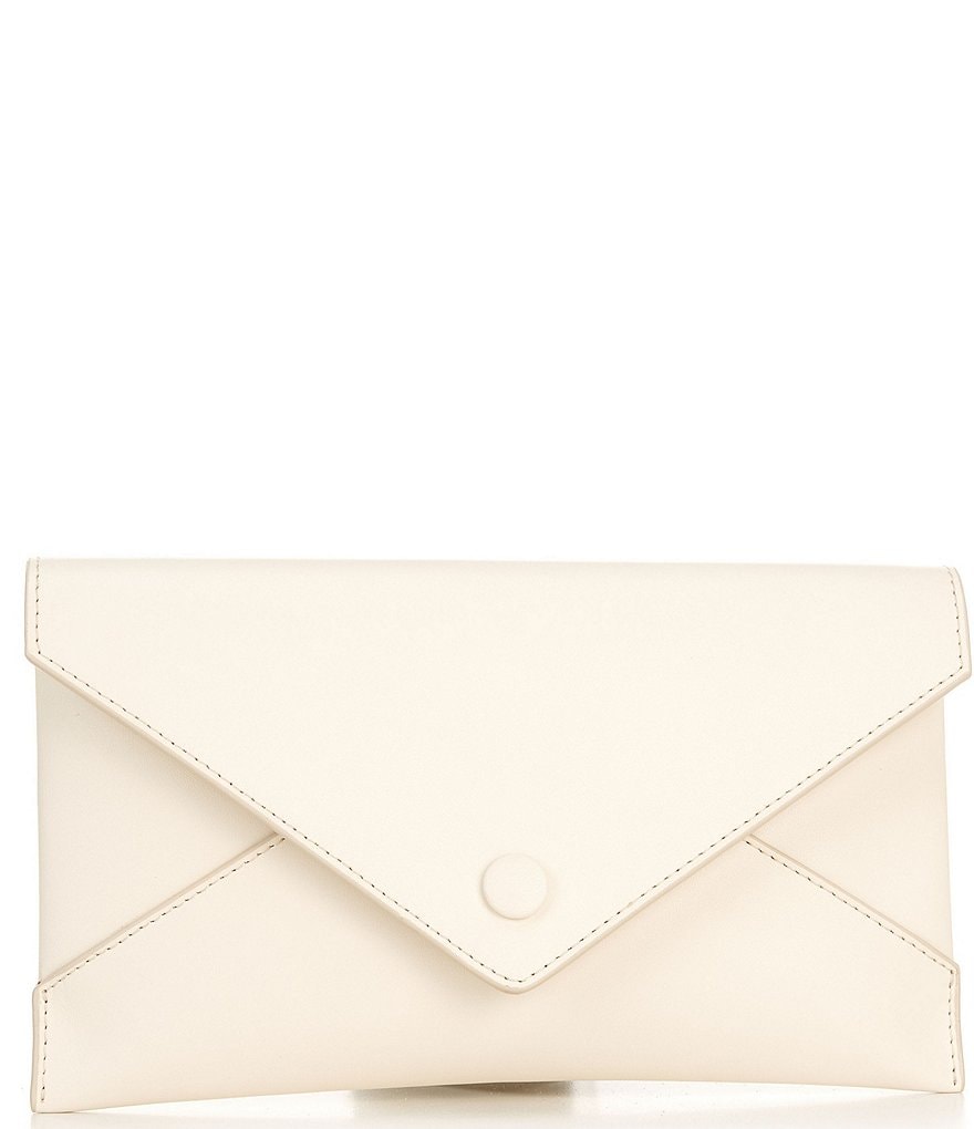 White envelope clutch discount bag