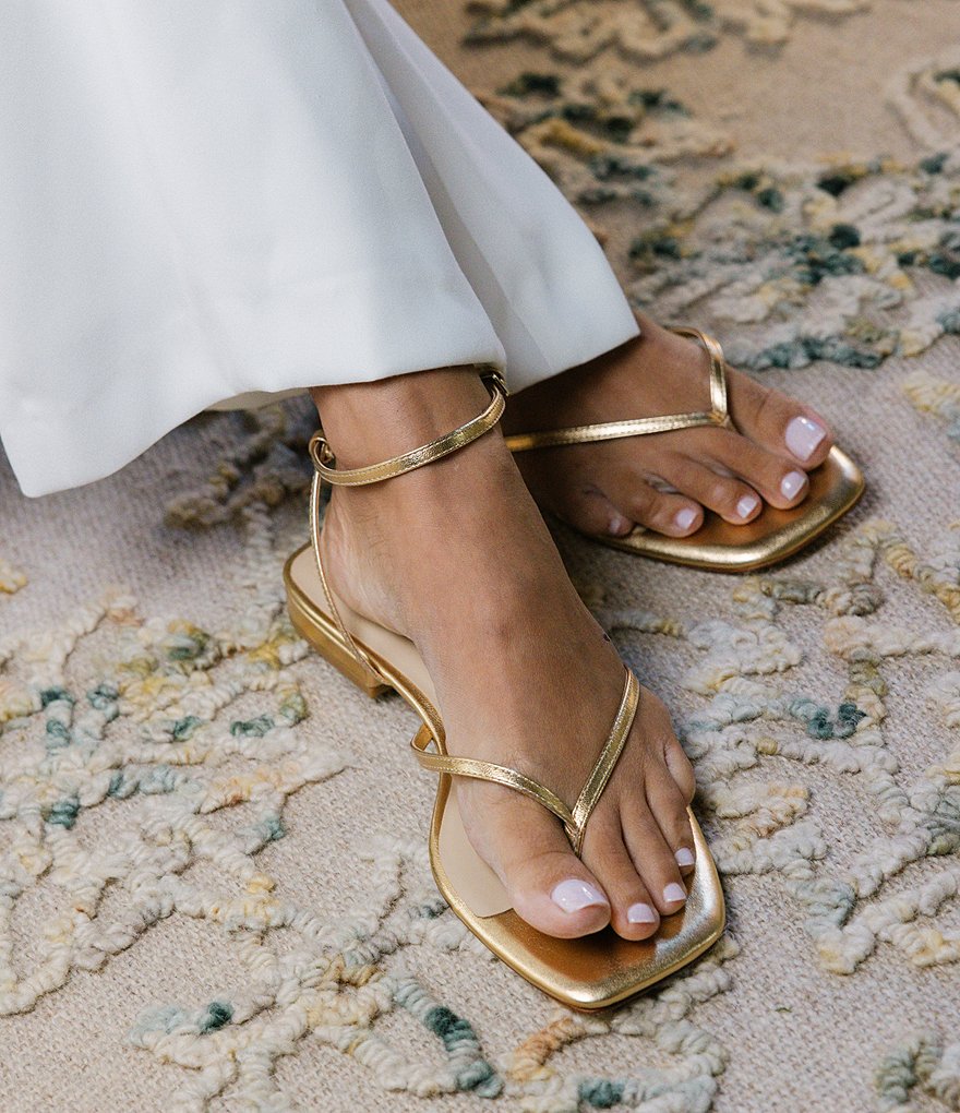 Antonio Melani x Stephanie Covington Mary Leather Ankle Strap