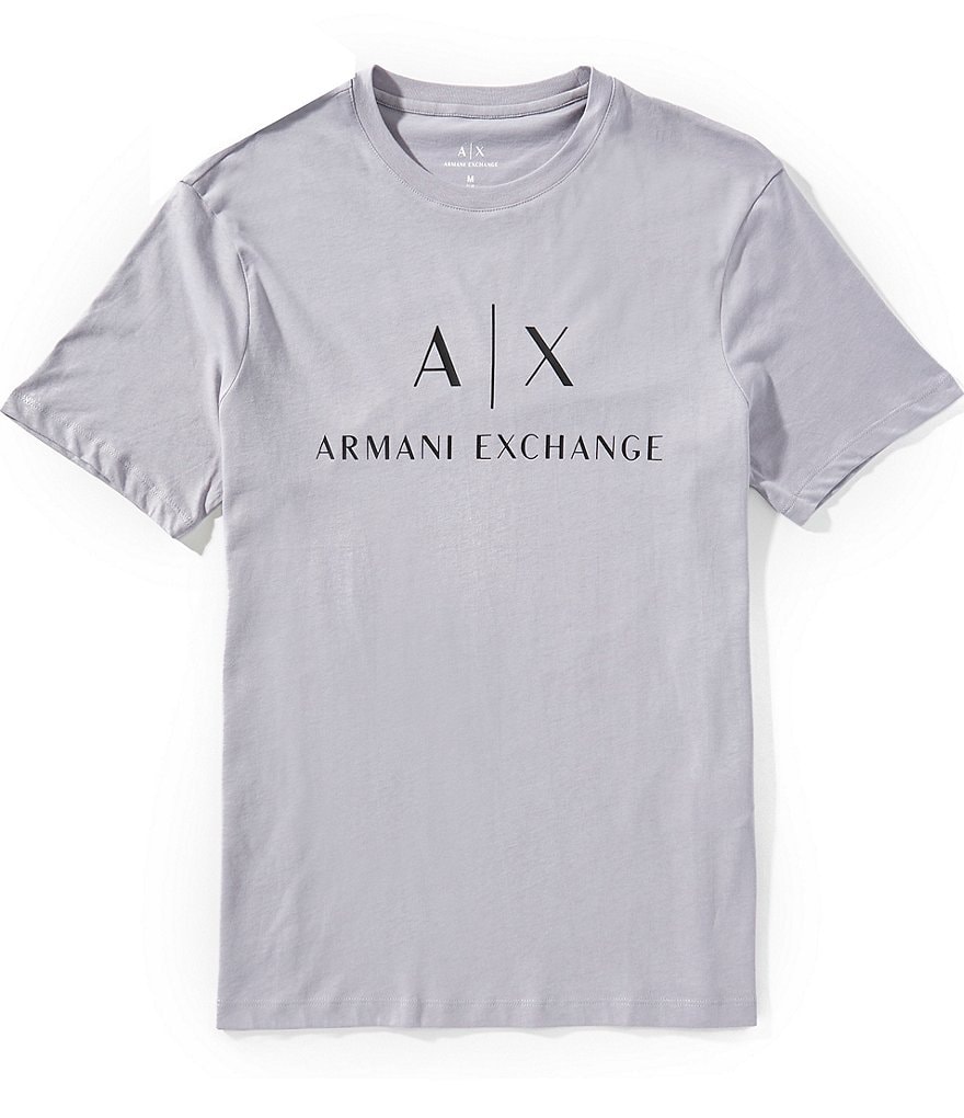 Tシャツ・カットソー ARMANI EXCHANGE Men T-shirt Beige 6DZTJRZJ9AZ 1116 Logo Signature Crewneck T-Shirt | Armani Exchange