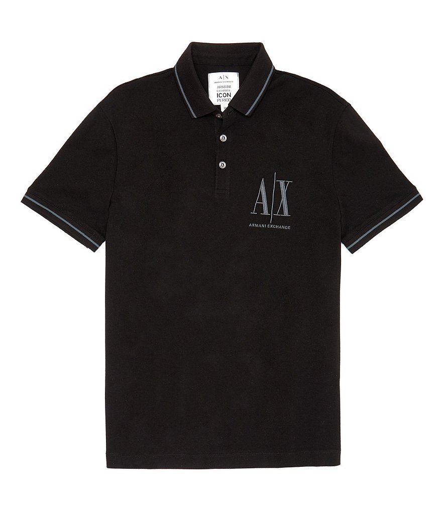 Armani Exchange Icon Short Sleeve Polo Shirt Dillard s