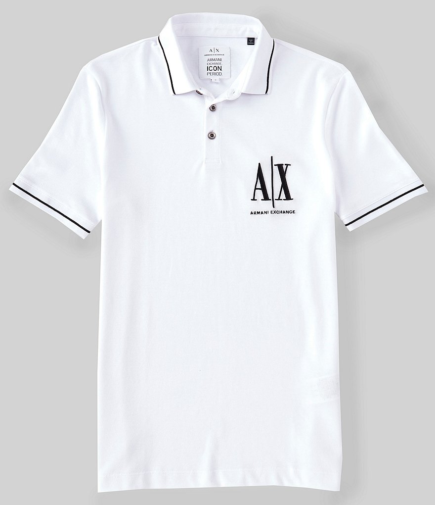 Onvoorziene omstandigheden Mondstuk spanning Armani Exchange Icon Short-Sleeve Polo Shirt | Dillard's