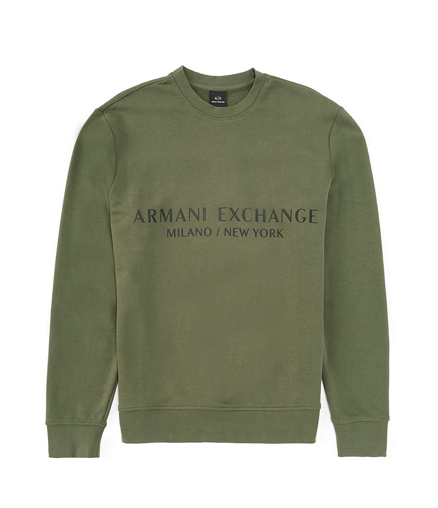 Armani shop green sweatshirt