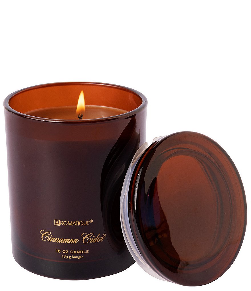 Aromatique Cinnamon Cider Foundry Glass Candle with Lid | Dillard's