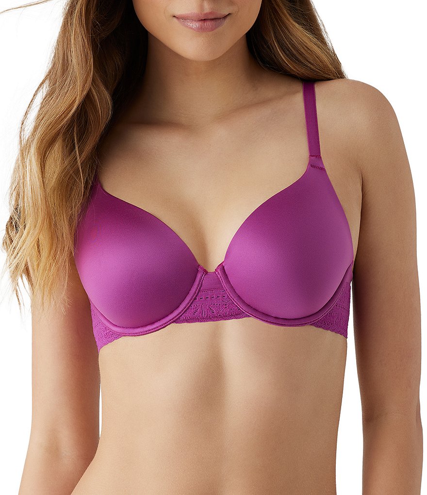 Wacoal Women's Plus Size Net Effect Underwire Bra, Purple Heather Multi,  32D : : Fashion