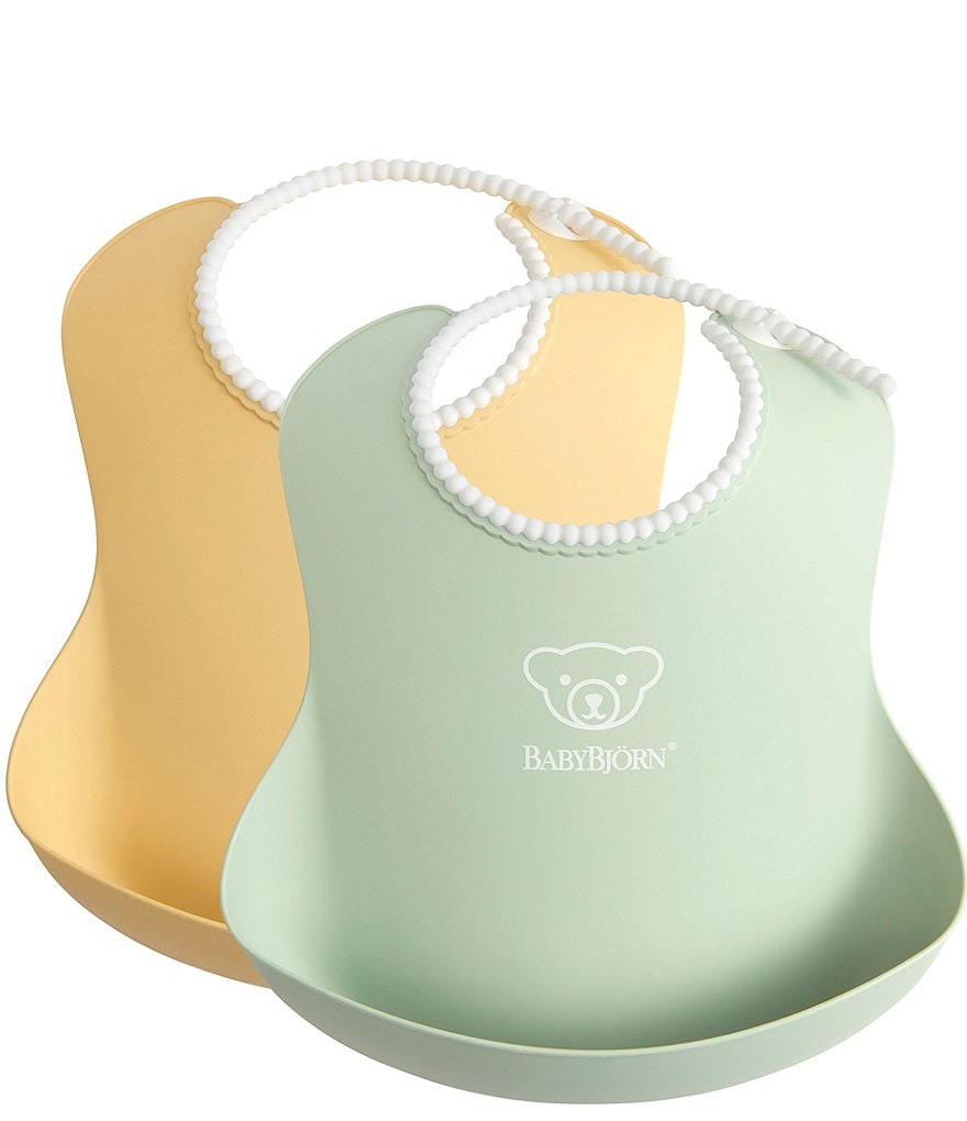 BABYBJORN 2 Pack BPA Free Catchable Baby Bib Dillard s