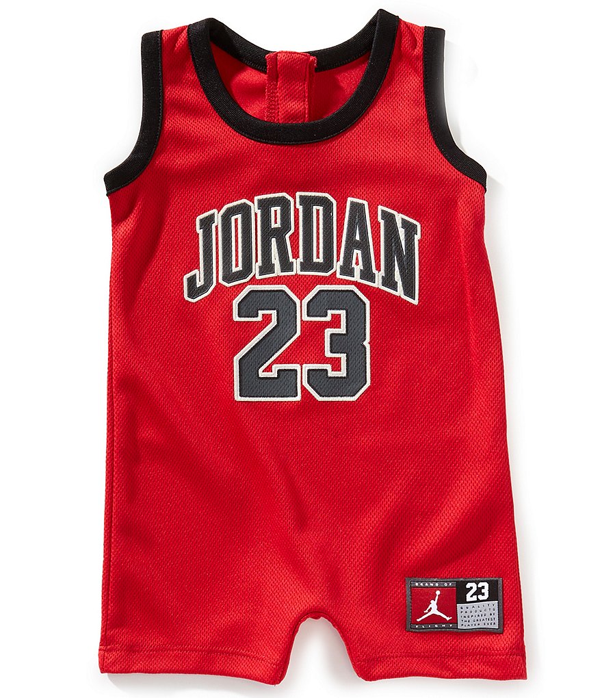 Nike ナイキ Jordan ベビー服 23 Jersey Romper Baby Boys Jordan Jumpman 23 Jersey Romper | Dillard's